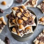 Chocolate Peanut Butter Yogurt Bark