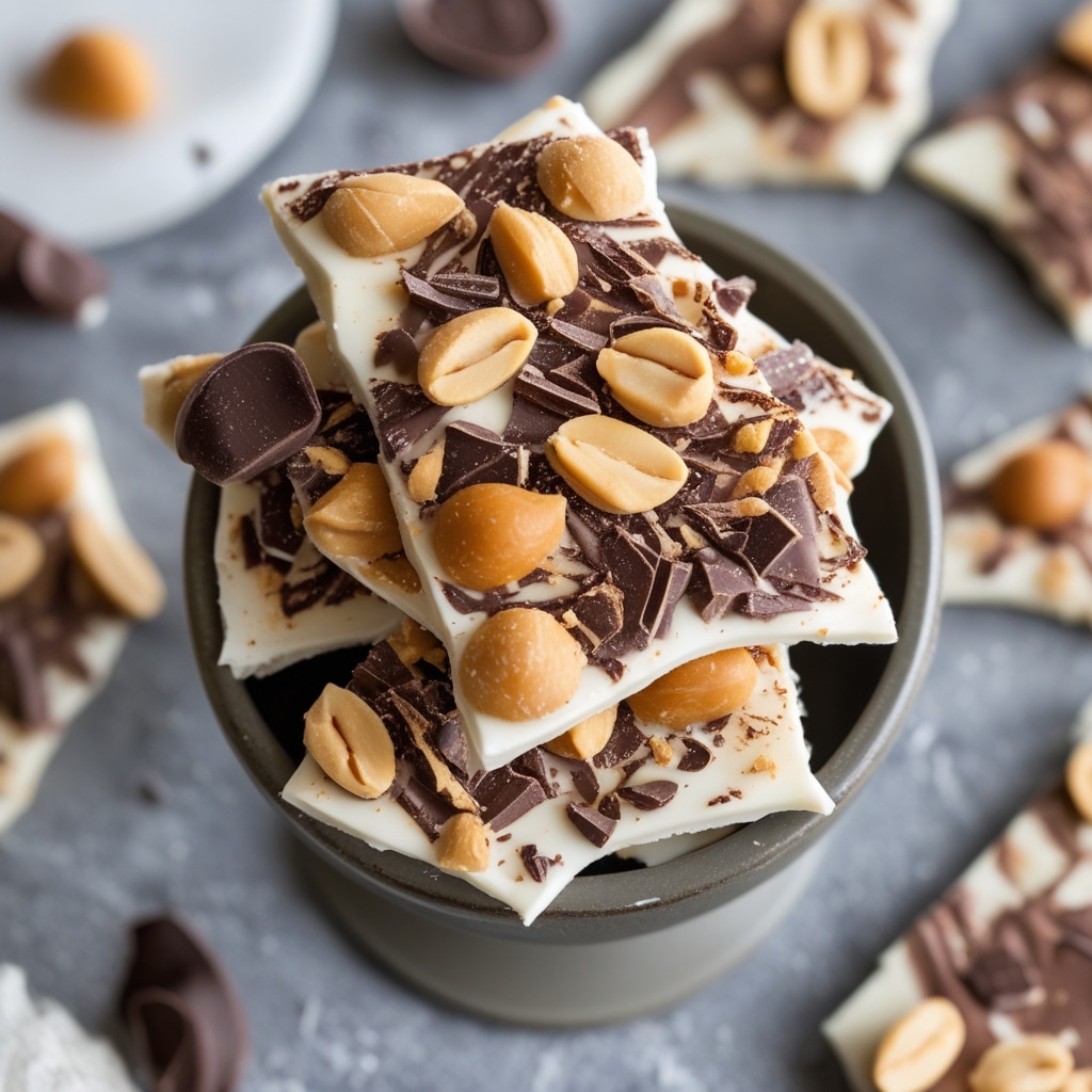 Chocolate Peanut Butter Yogurt Bark