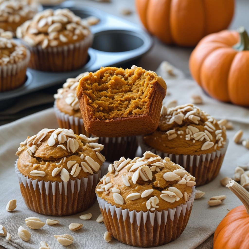 Easy High-Protein Cottage Cheese Pumpkin Muffins
