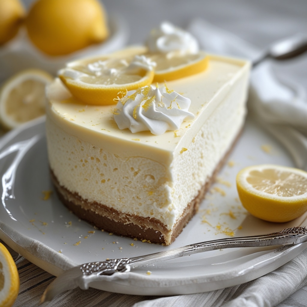 Lemon cheesecake