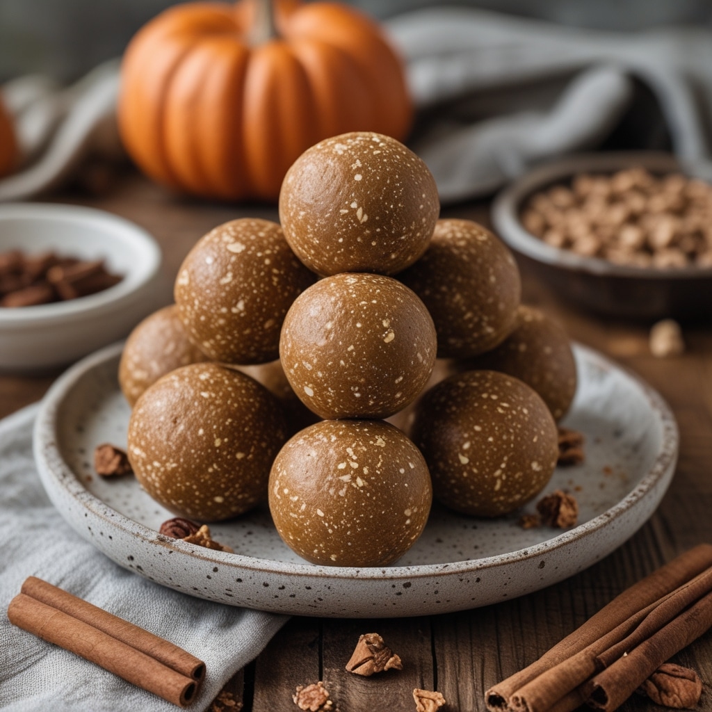 Keto-Friendly Pumpkin Spice Protein Bites