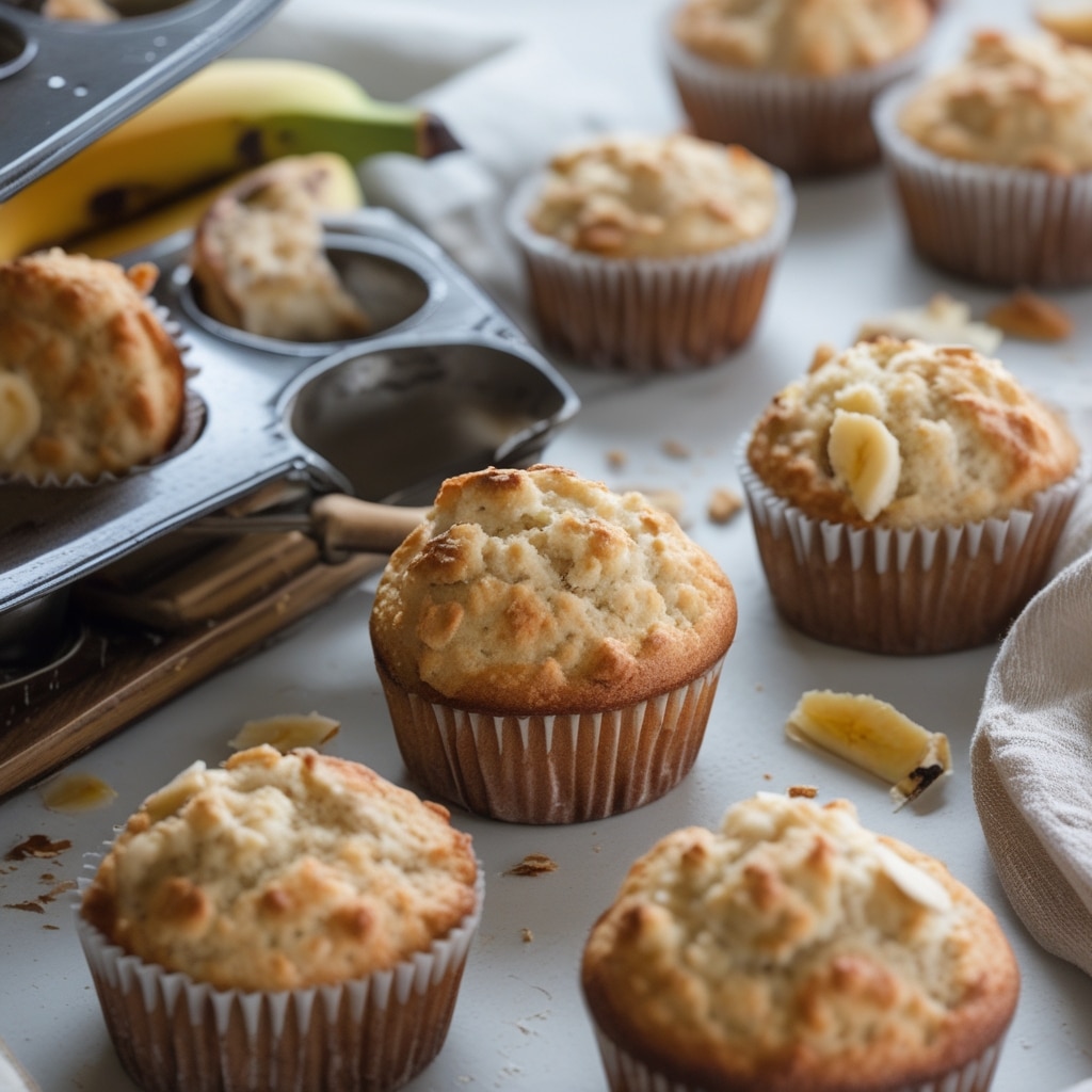Banana Cottage Cheese Muffins