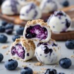 Low-Carb Blueberry Yogurt Bites