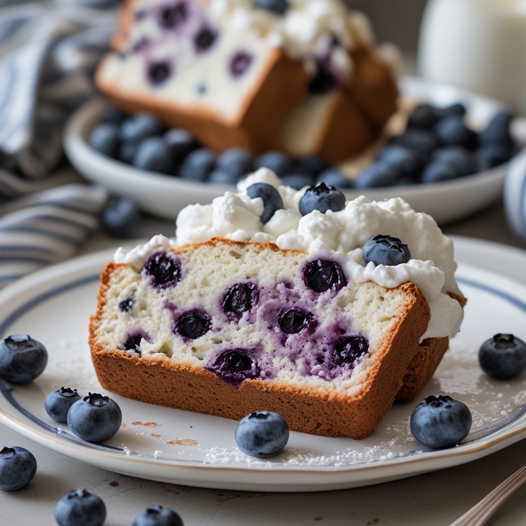 Cottage Cheese Blueberry Cloud Bread