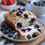 Blueberry Fluffy Cottage Cheese Cloud Bread