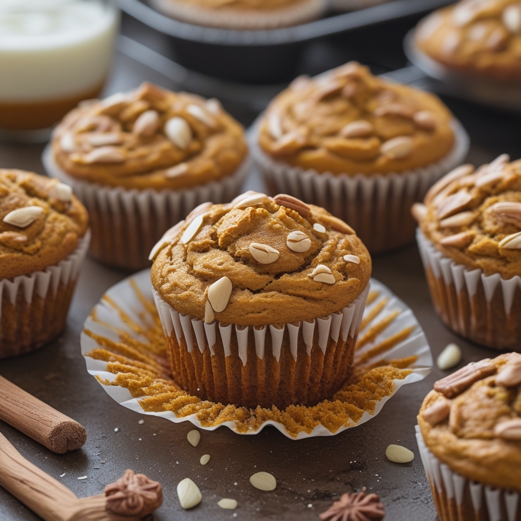 Moist Greek Yogurt Pumpkin Muffins Recipe