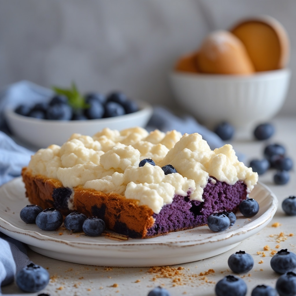 Blueberry Fluffy Cottage Cheese Cloud Bread