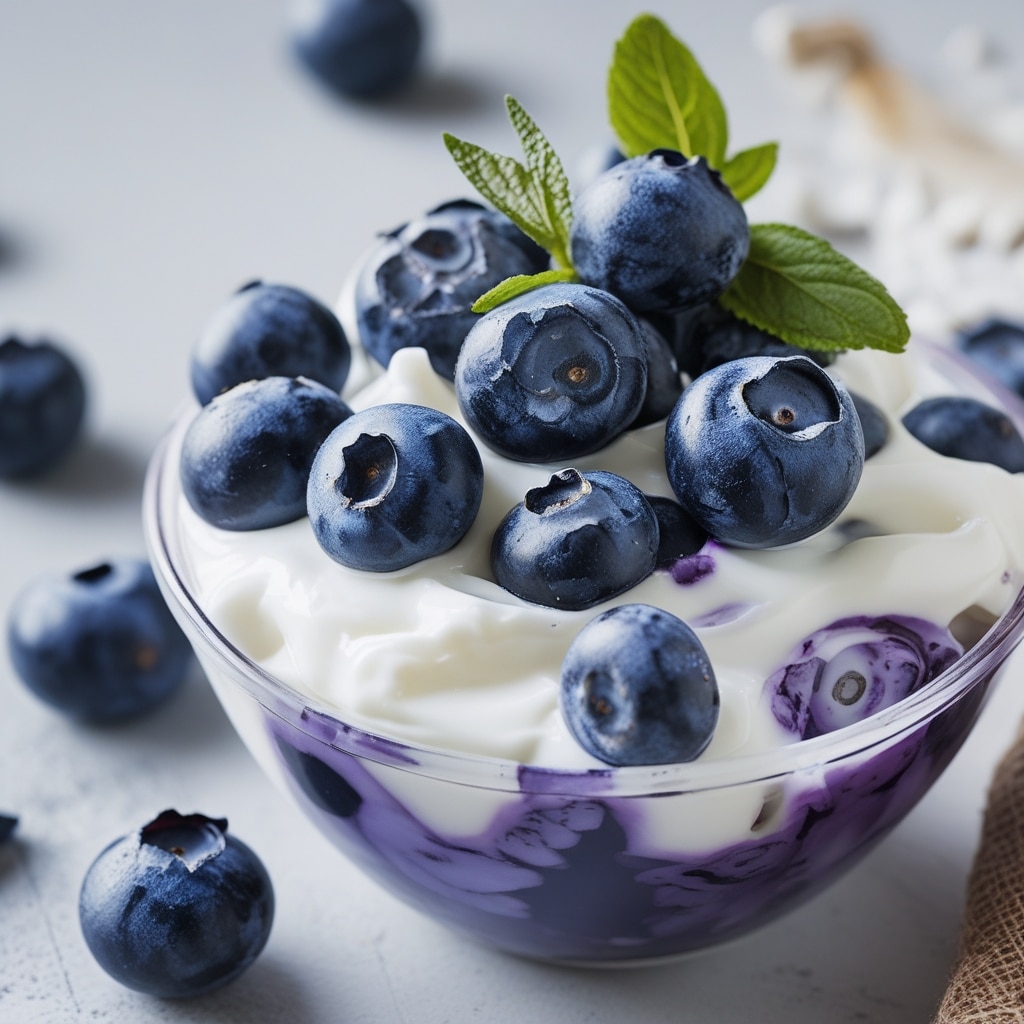 High-Protein Blueberry Yogurt Clusters