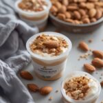Crunchy Almond Butter Yogurt Cups