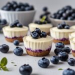 Keto-Friendly Blueberry Cheesecake Bites