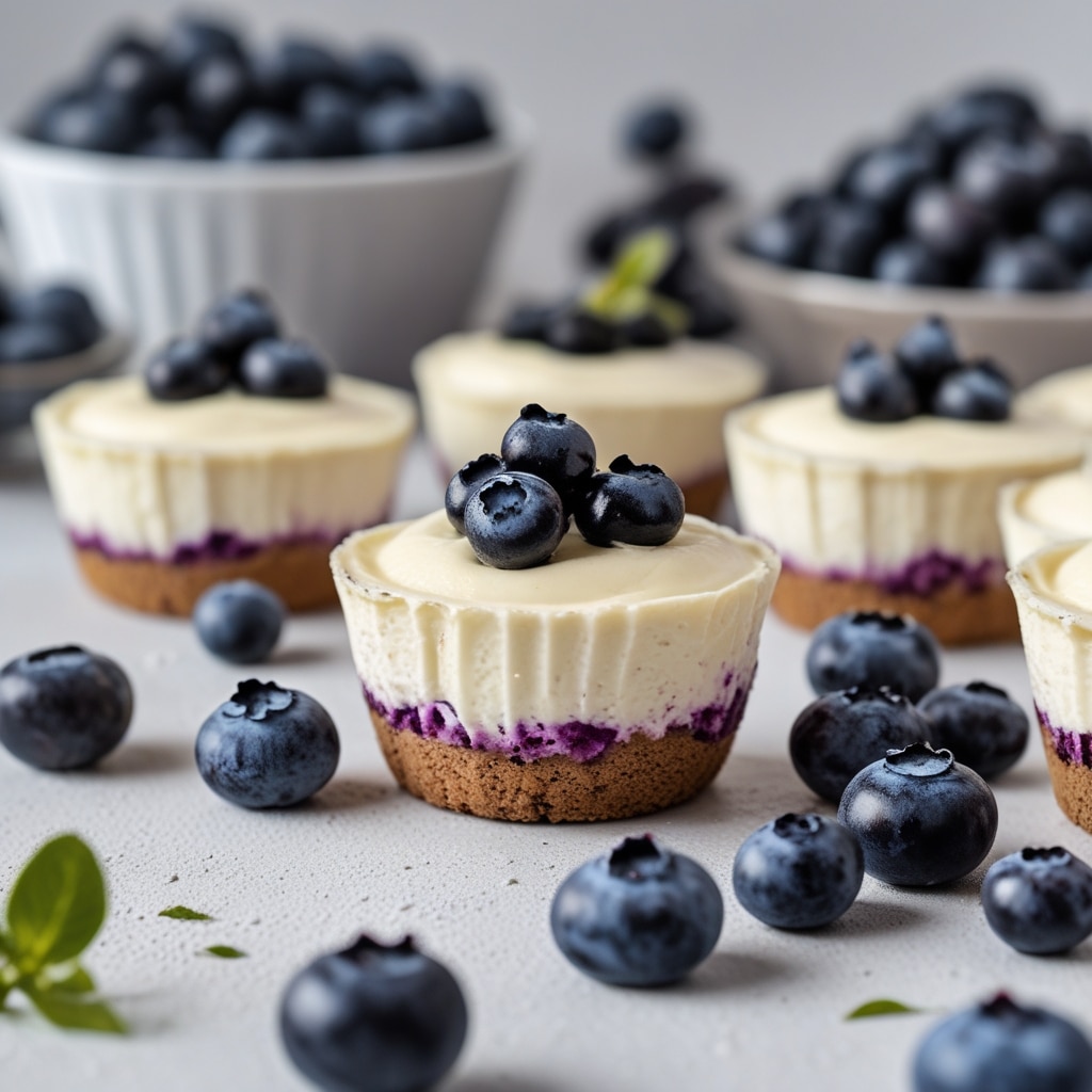 Keto-Friendly Blueberry Cheesecake Bites