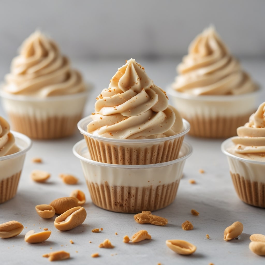 Peanut Butter Frozen Yogurt Cups
