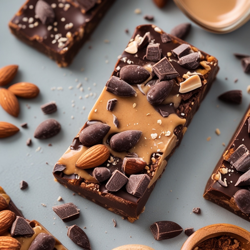 Chocolate Almond Butter Protein Bars