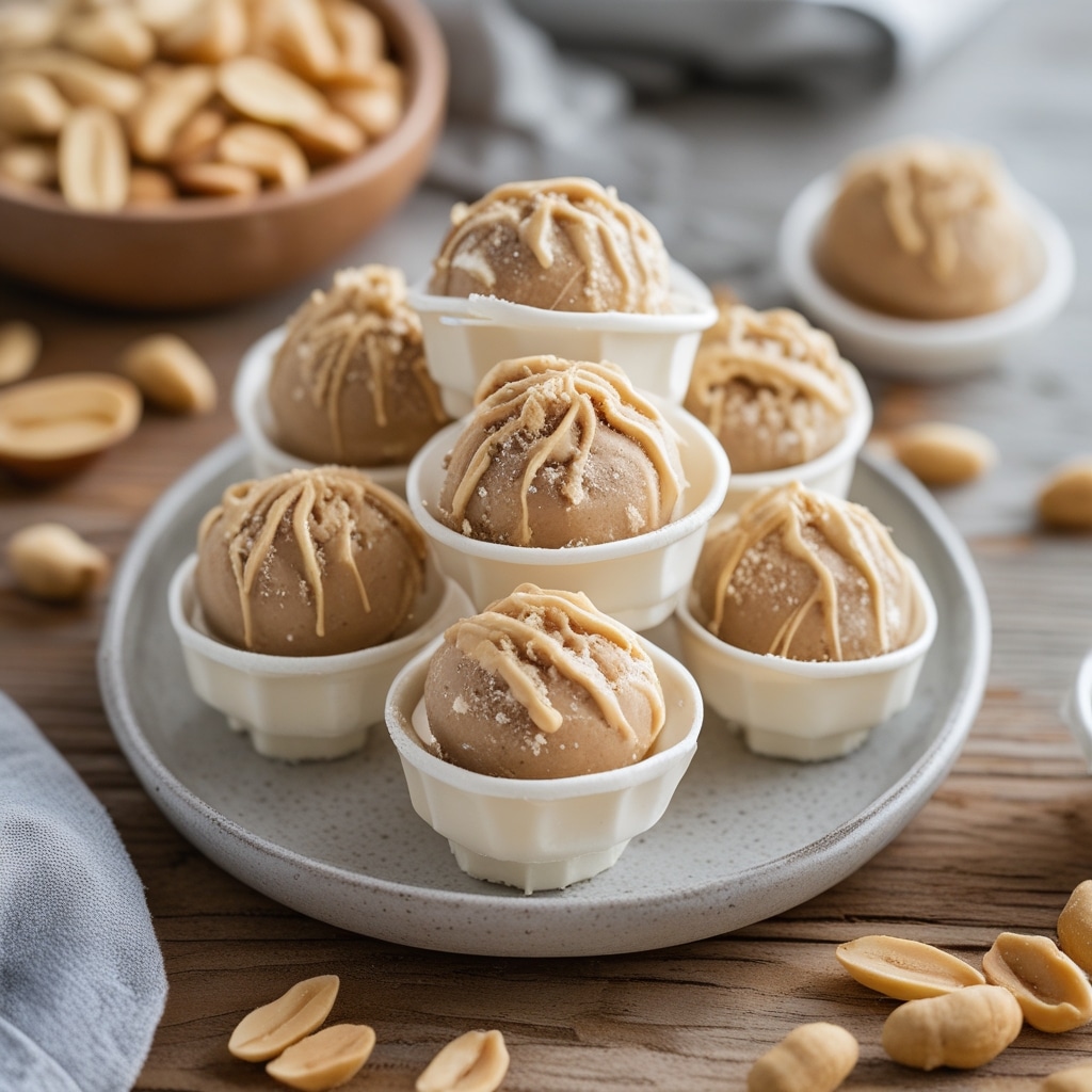 Frozen Peanut Butter Greek Yogurt Bites
