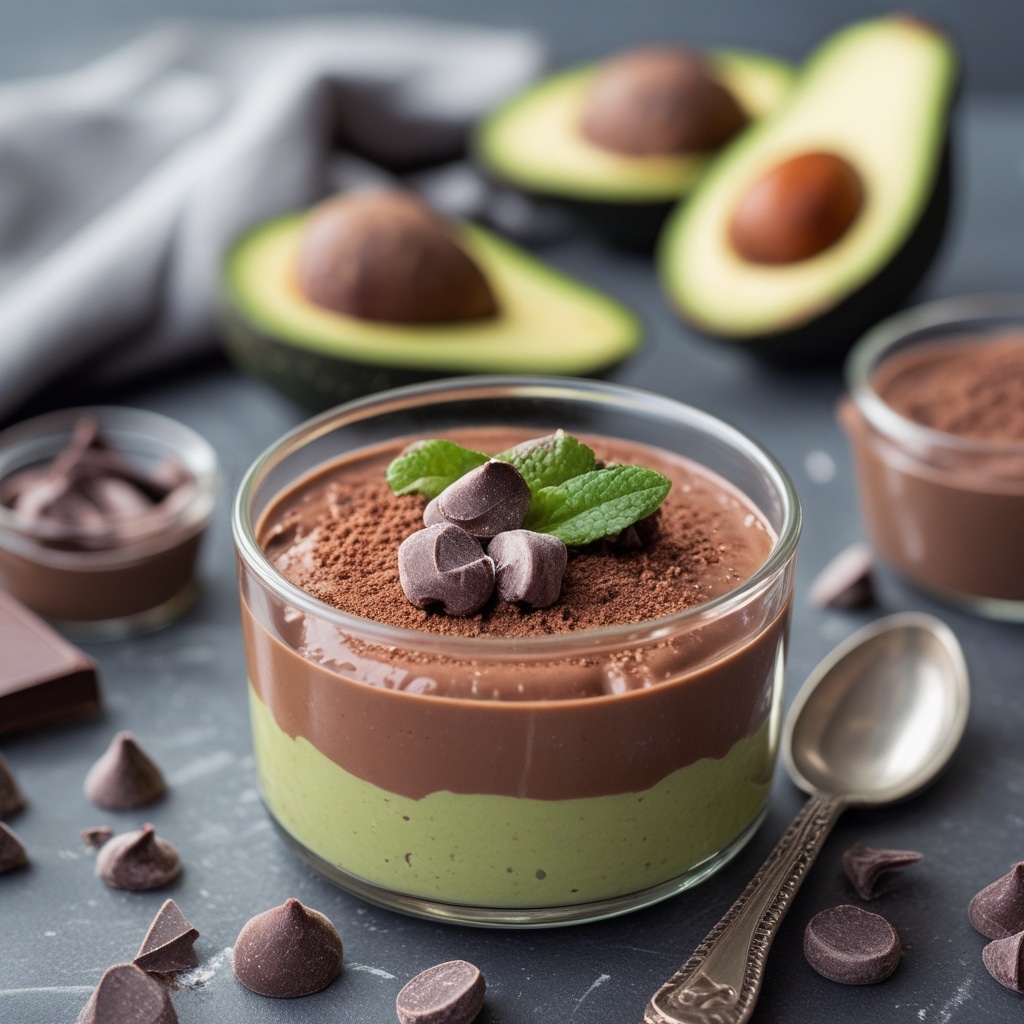 Keto Chocolate Avocado Pudding