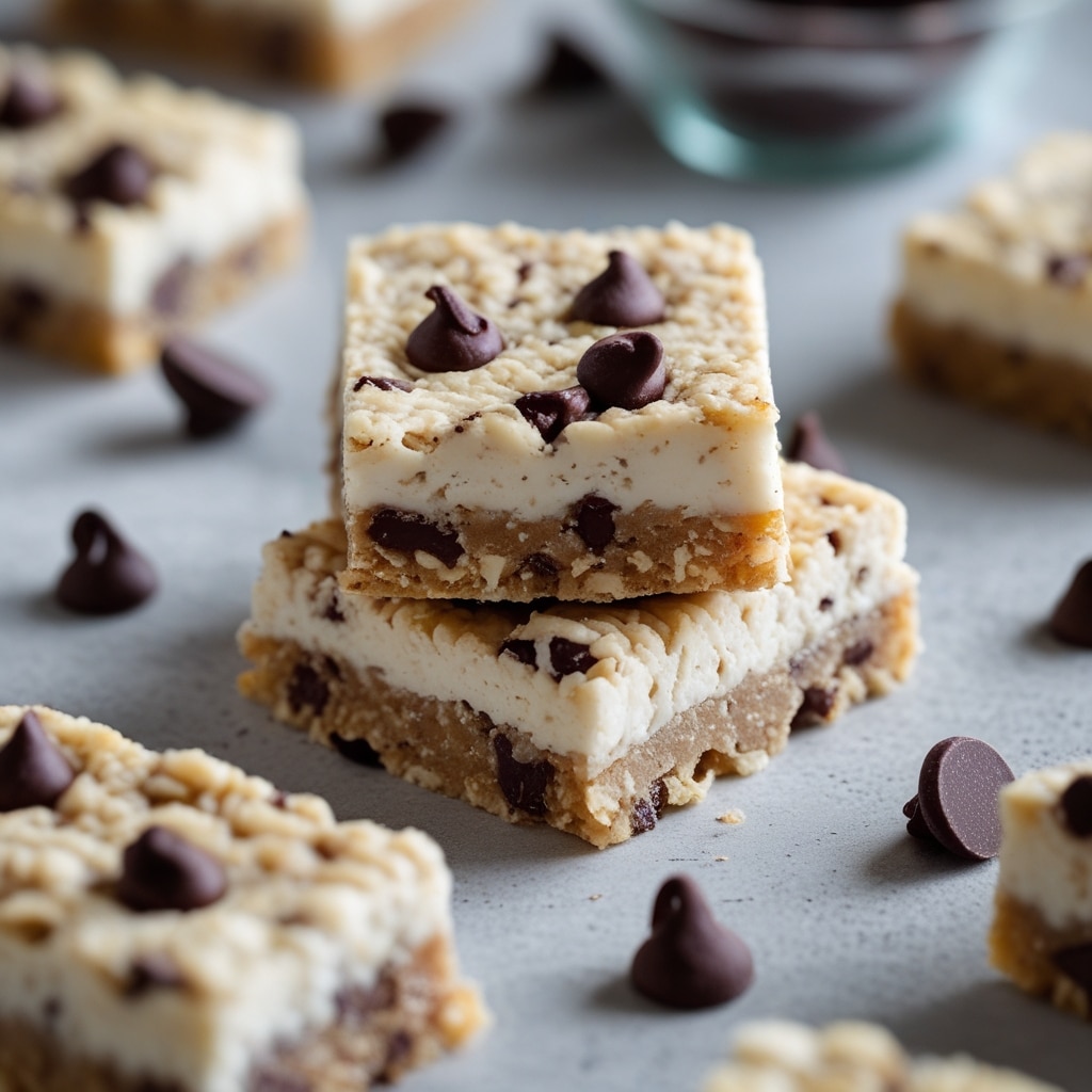 Chocolate Chip Cottage Cheese Protein Bars