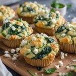 Savory Spinach and Feta Cloud Muffins