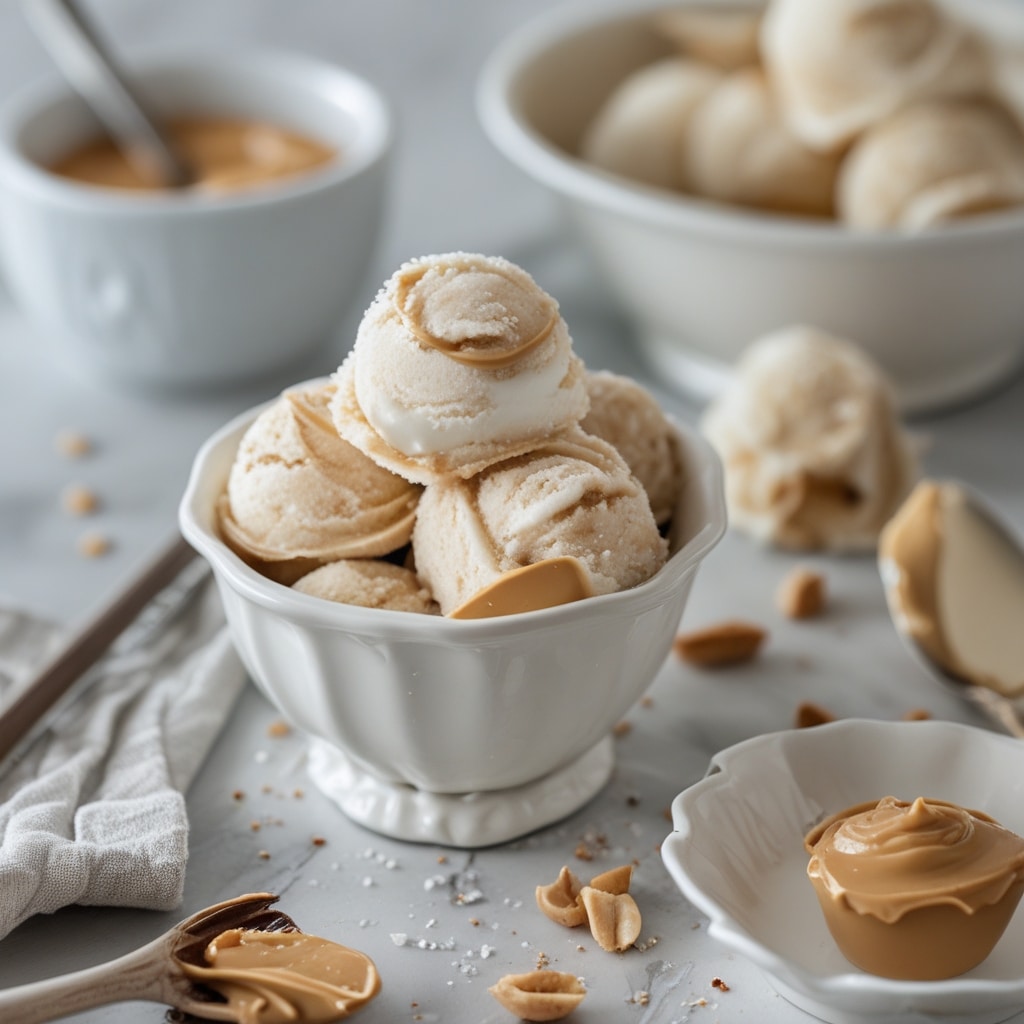 Snack Time Bliss: Frozen Greek Yogurt Peanut Butter Bites