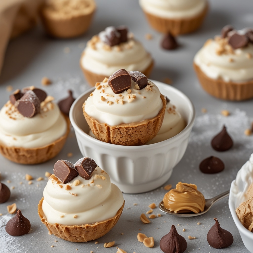 Frozen Greek Yogurt Peanut Butter Bites