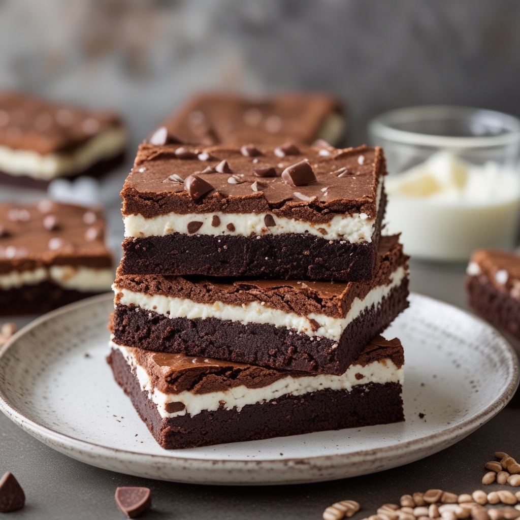 Easy Protein Brownies with Cottage Cheese