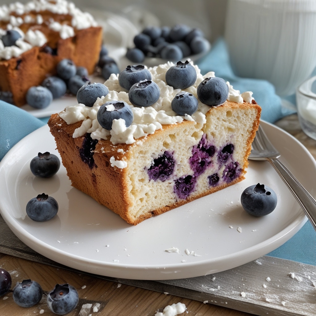 Cottage Cheese Blueberry Cloud Bread