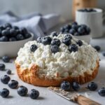 Blueberry Fluffy Cottage Cheese Cloud Bread