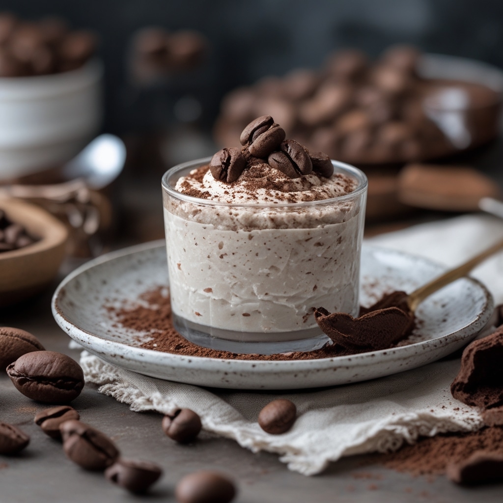 Mocha Cottage Cheese Protein Mousse