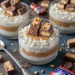 Cottage Cheese & Peanut Butter Snickers Dessert