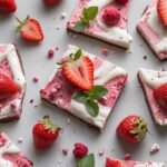 High-Protein Strawberry Greek Yogurt Bark