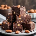 Keto Chocolate Almond Fudge Squares