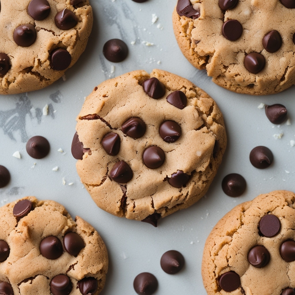 Almond Flour Chocolate Chip Cookies