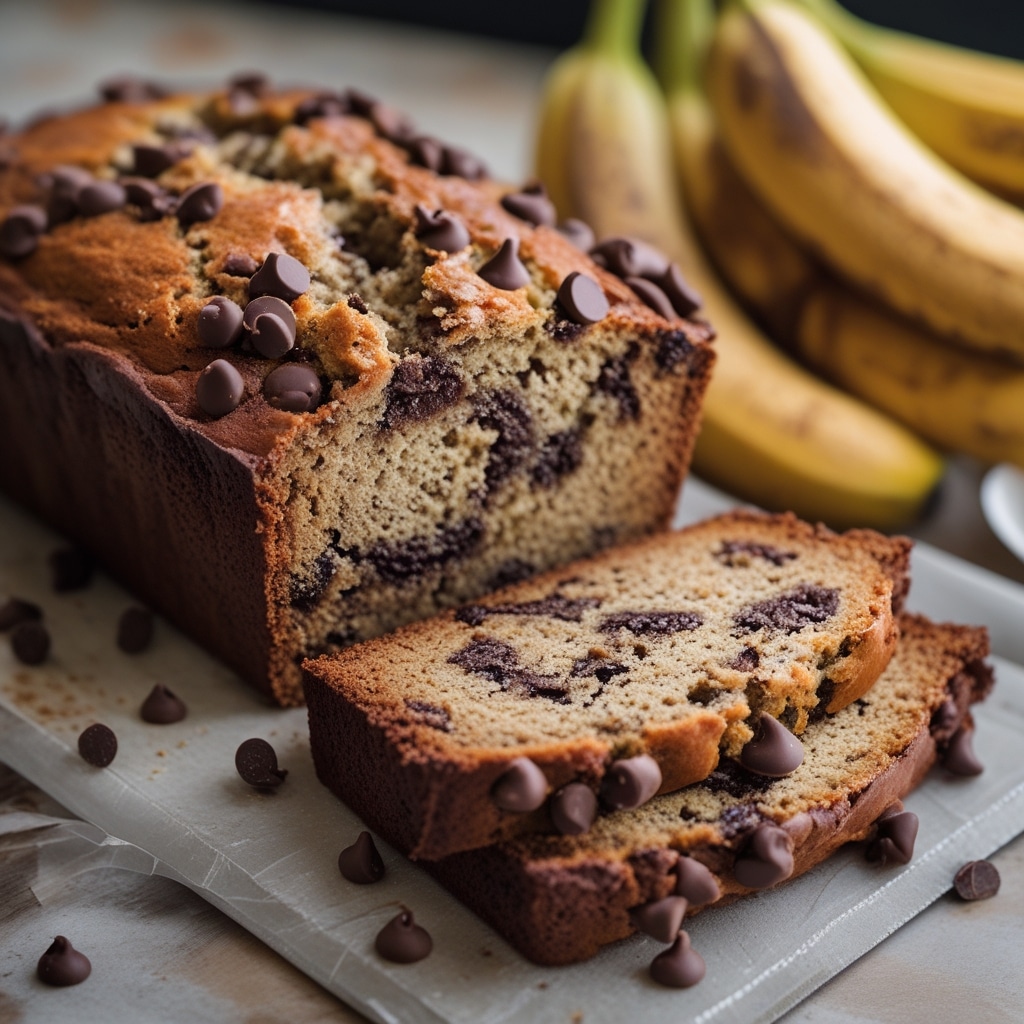 Chocolate chip banana bread