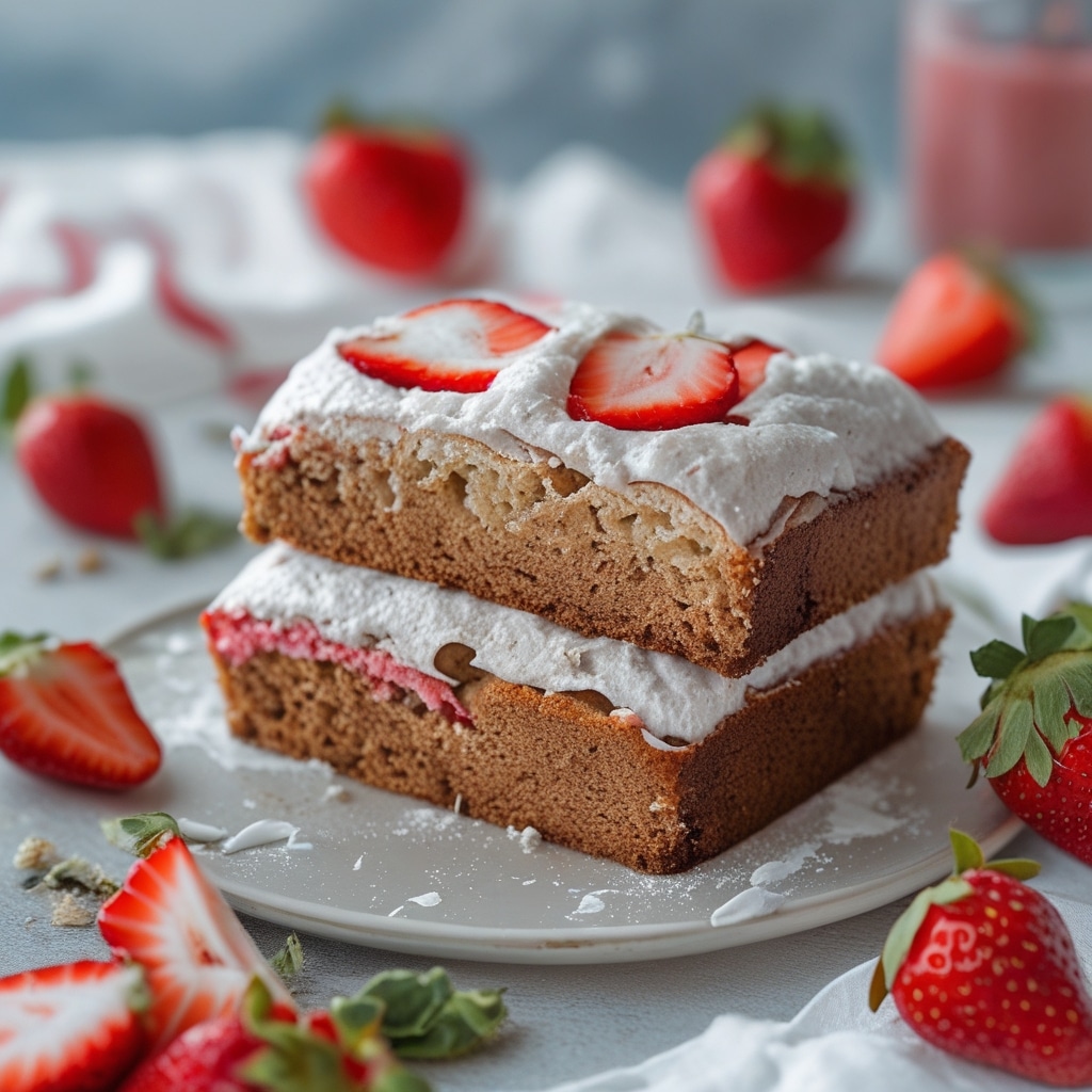 Strawberry Vanilla Protein Cloud Bread