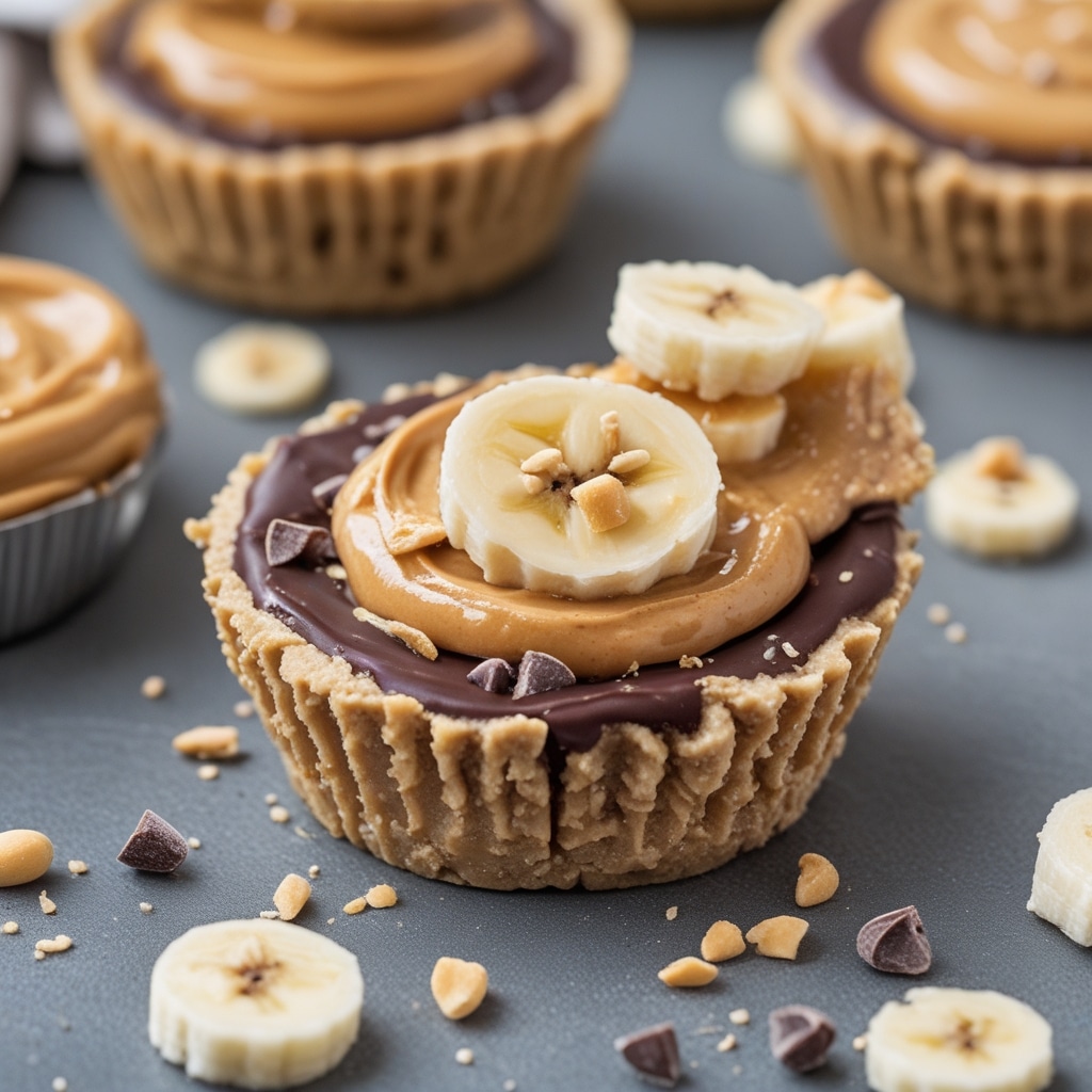 Keto Peanut Butter Banana Protein Cups