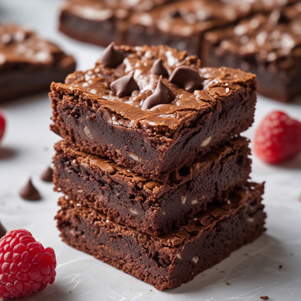 fudgy cottage cheese brownies