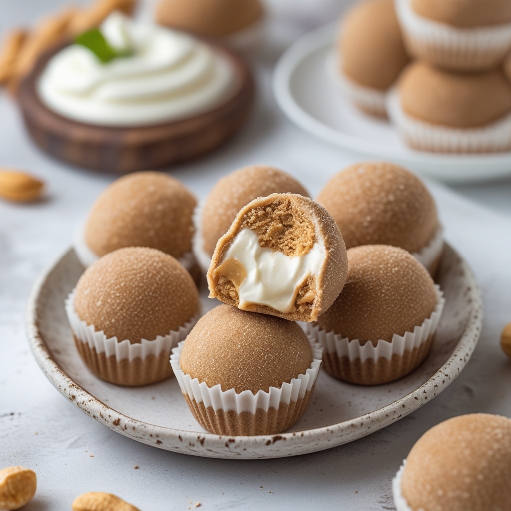 Healthy Frozen Greek Yogurt Peanut Butter Bites
