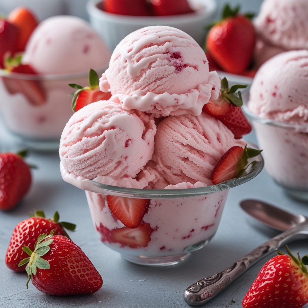 Low-Carb Strawberry Cottage Cheese Ice Cream