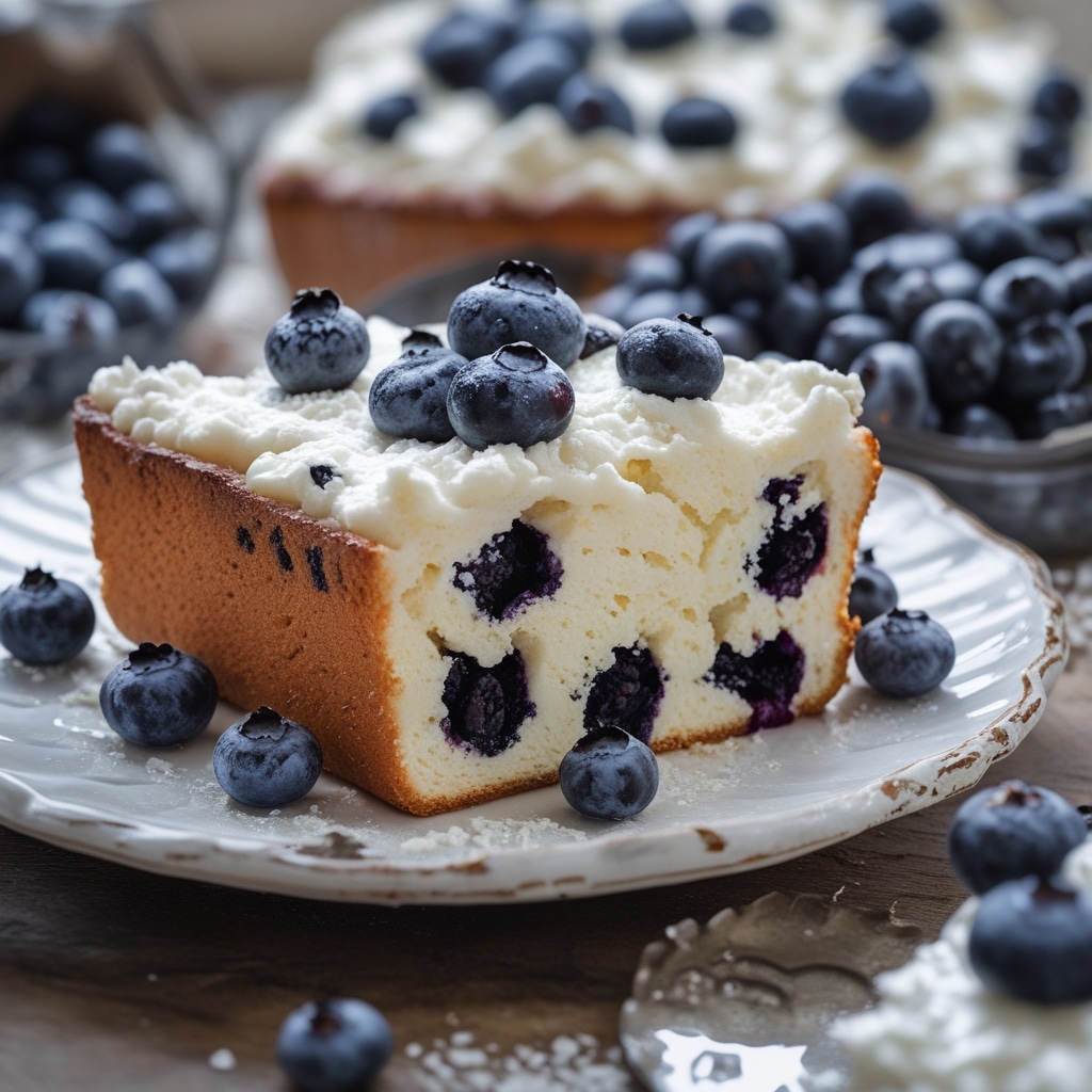 Blueberry Fluffy Cottage Cheese Cloud Bread