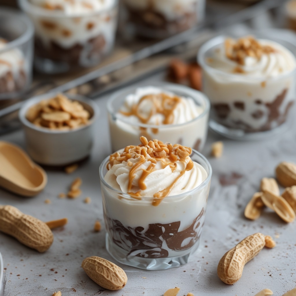 Peanut Butter Frozen Yogurt Bars