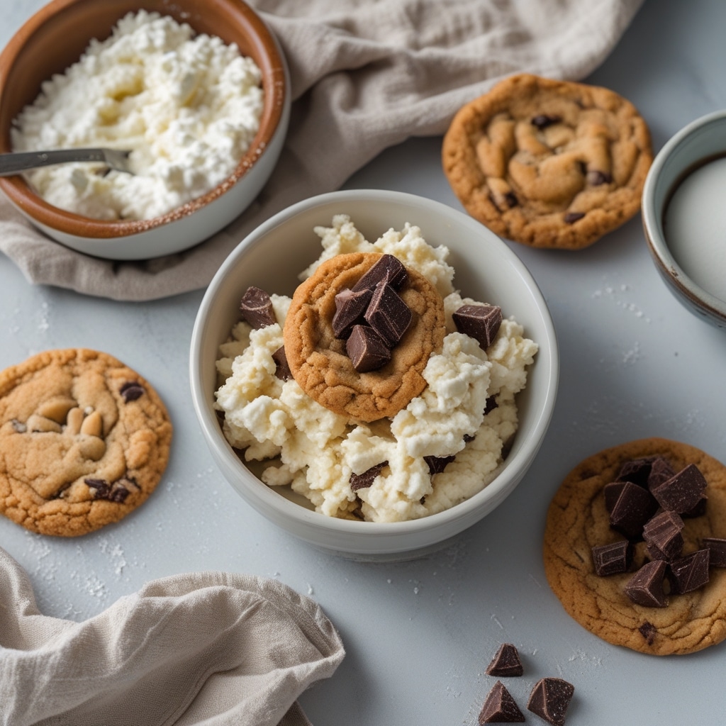5-Ingredient Cottage Cheese Cookie Dough