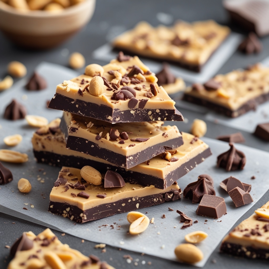 Keto Peanut Butter Chocolate Crunch Bark