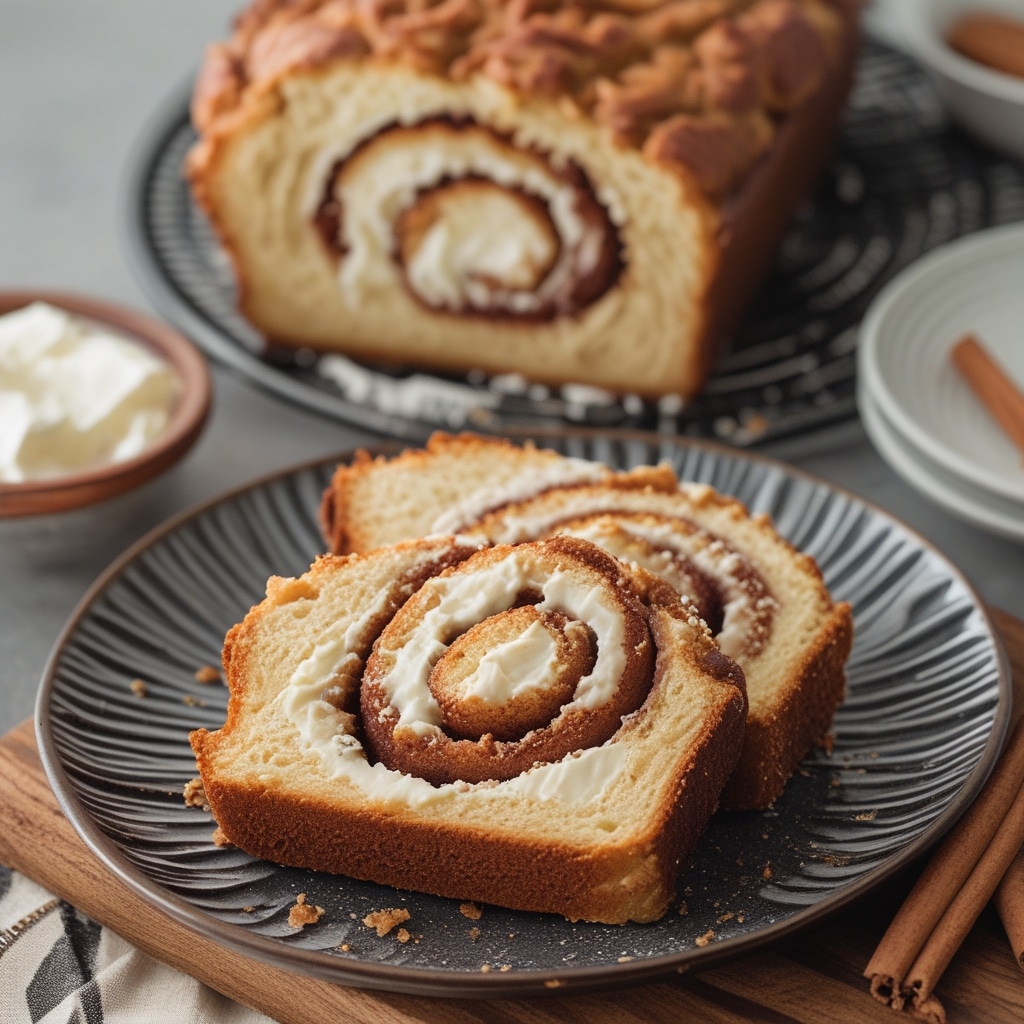 Cinnamon Roll Cottage Cheese Bread