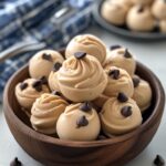 Frozen Greek Yogurt Peanut Butter Bites with Chocolate Chips
