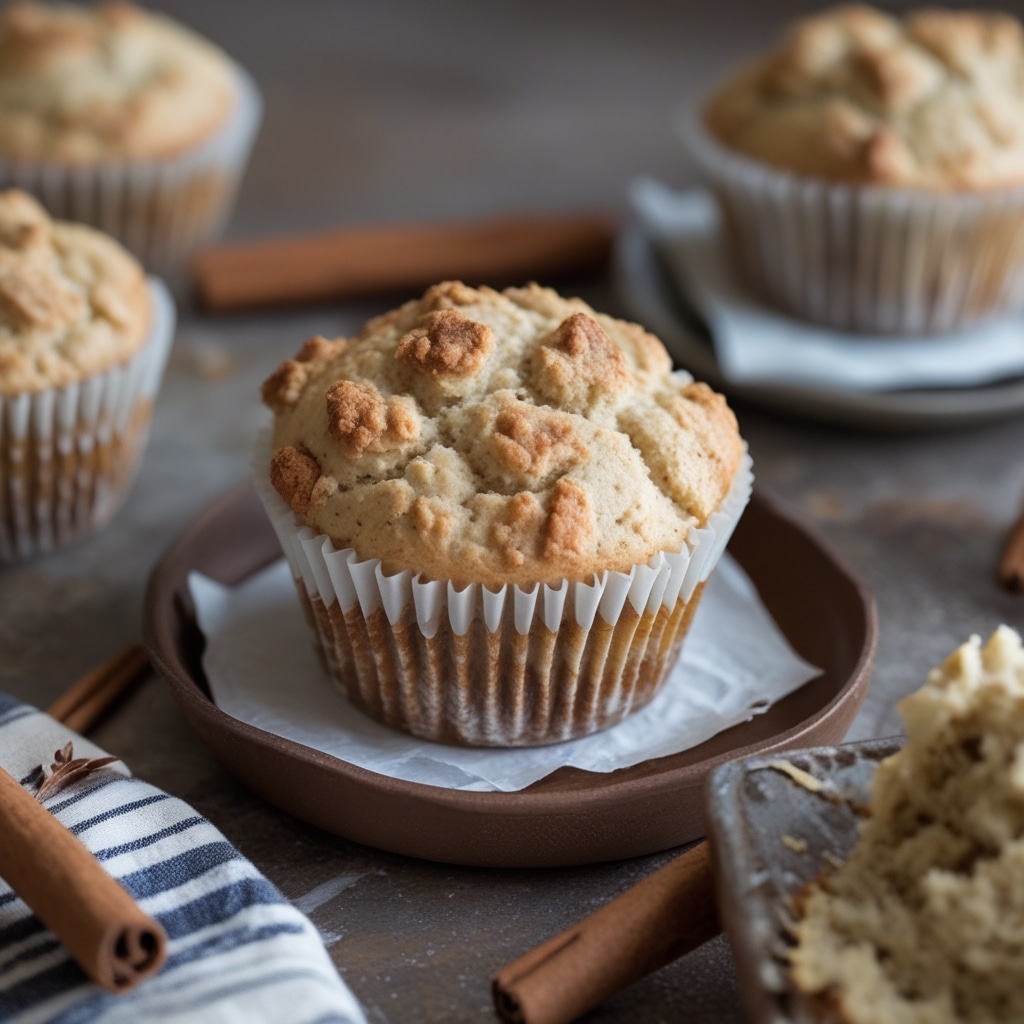Vanilla Cinnamon Cottage Cheese Protein Muffins