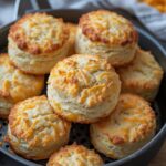 Keto Air Fryer Cheddar Cottage Cheese Biscuits
