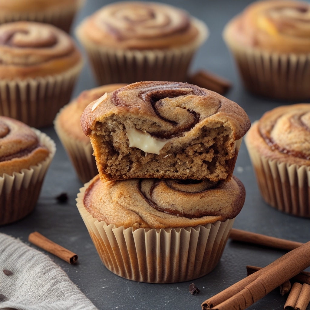 High-Protein Cinnamon Swirl Muffins