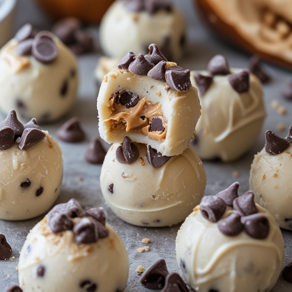 Frozen Greek Yogurt Peanut Butter Chocolate Chip Bites