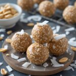 Peanut Butter Protein Balls with Coconut Flakes