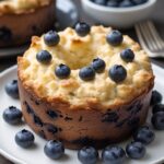 Blueberry Fluffy Cottage Cheese Cloud Bread
