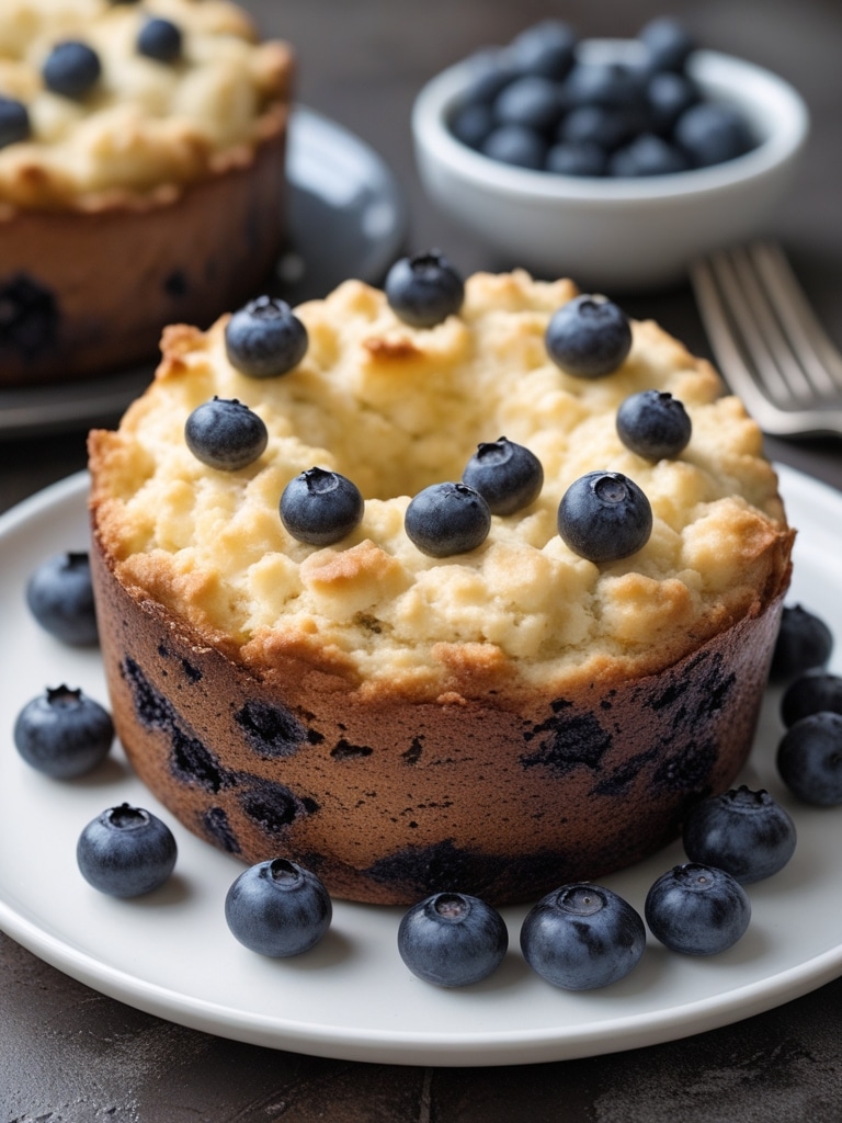 Blueberry Fluffy Cottage Cheese Cloud Bread